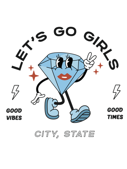 Let's Go Girls Ring Mascot Tote