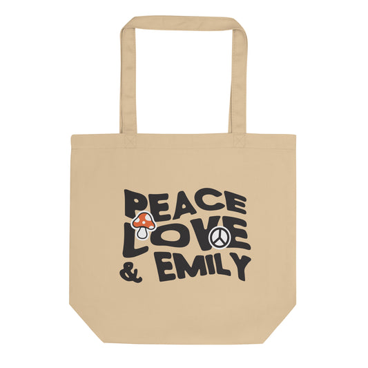 Peace & Love Shroom Tote