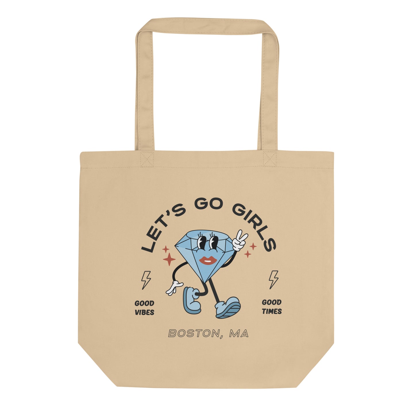 Let's Go Girls Ring Mascot Tote