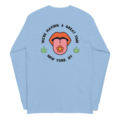 Great Time Lips Long Sleeve Shirt