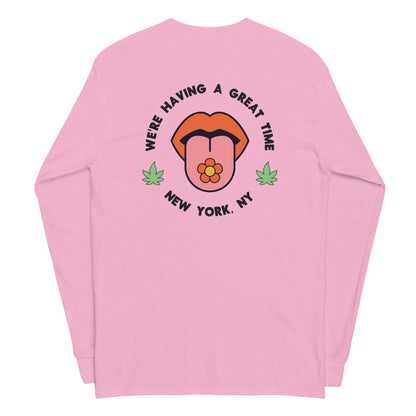 Great Time Lips Long Sleeve Shirt