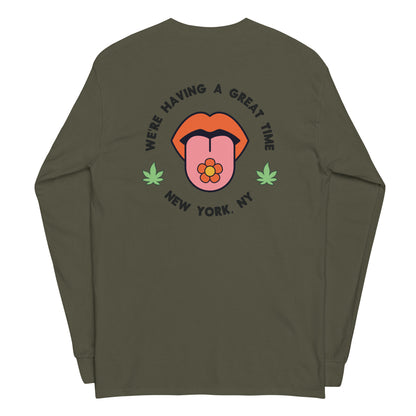 Great Time Lips Long Sleeve Shirt