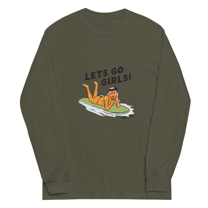 Let's Go Surfer Girl Long Sleeve Shirt