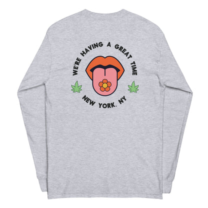 Great Time Lips Long Sleeve Shirt