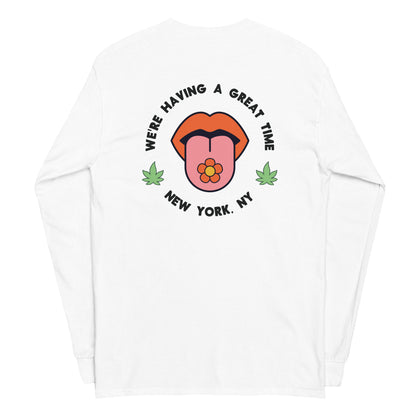 Great Time Lips Long Sleeve Shirt