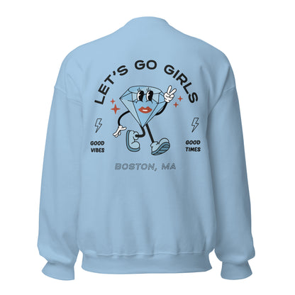 Let's Go Girls Ring Mascot Crewneck