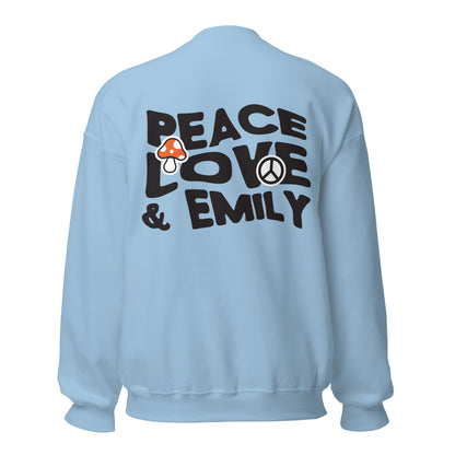 Peace & Love Shroom Crewneck