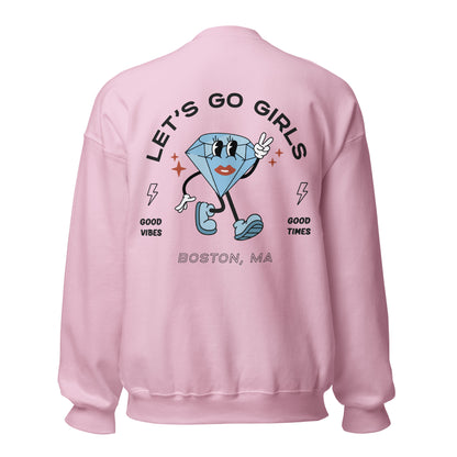 Let's Go Girls Ring Mascot Crewneck