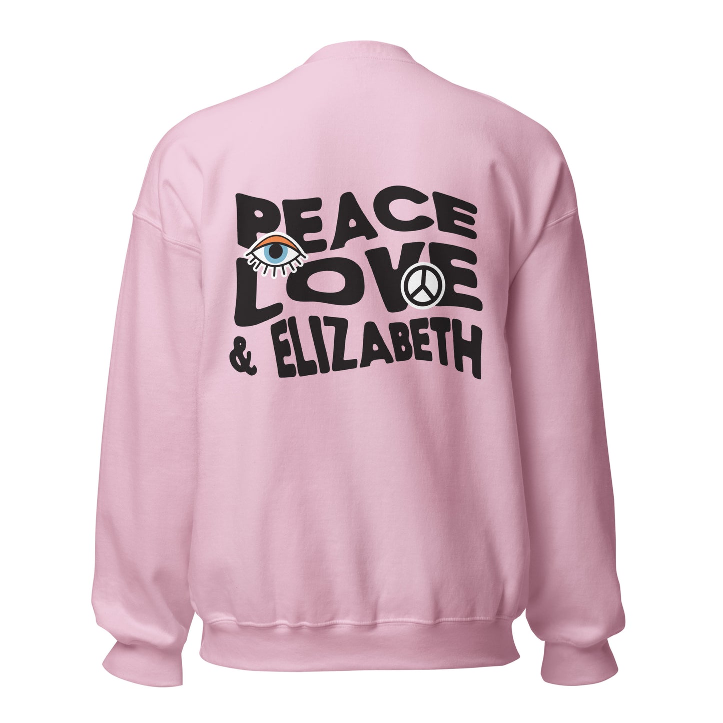 Peace & Love Wink Crewneck