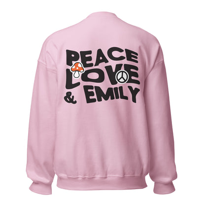 Peace & Love Shroom Crewneck