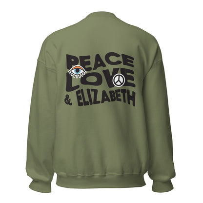 Peace & Love Wink Crewneck