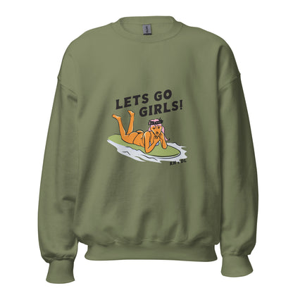 Let's Go Surfer Girl Crewneck