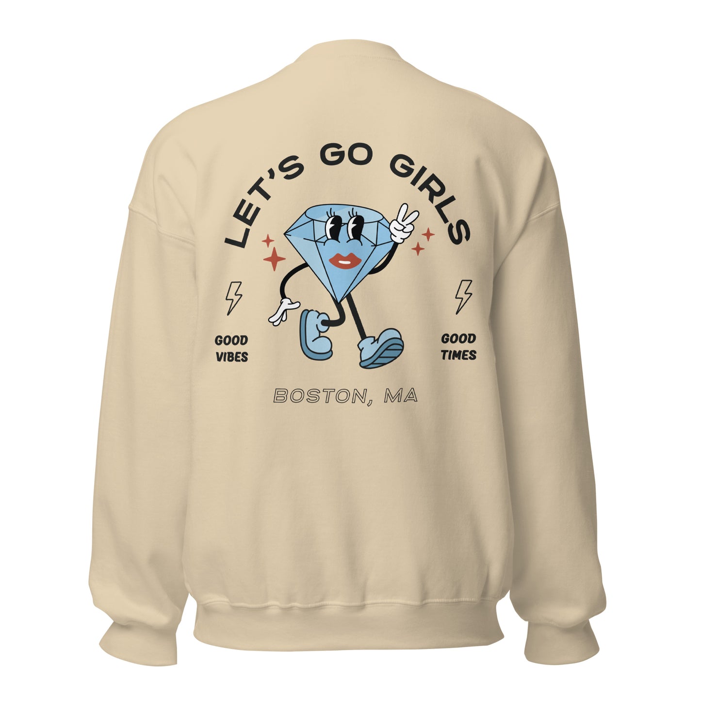 Let's Go Girls Ring Mascot Crewneck