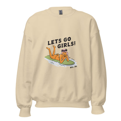 Let's Go Surfer Girl Crewneck