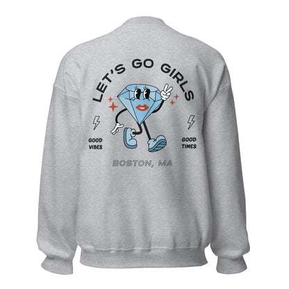 Let's Go Girls Ring Mascot Crewneck