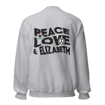 Peace & Love Wink Crewneck