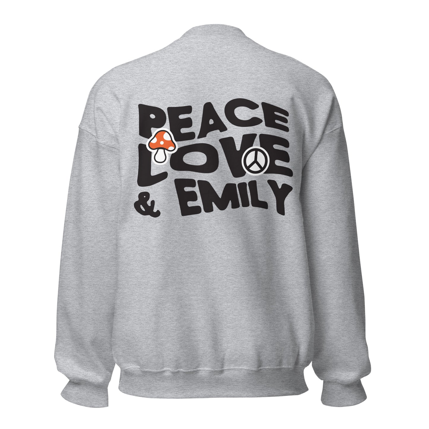 Peace & Love Shroom Crewneck