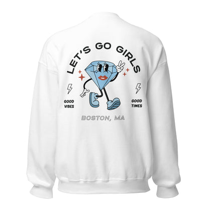 Let's Go Girls Ring Mascot Crewneck