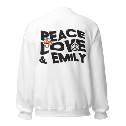 Peace & Love Shroom Crewneck