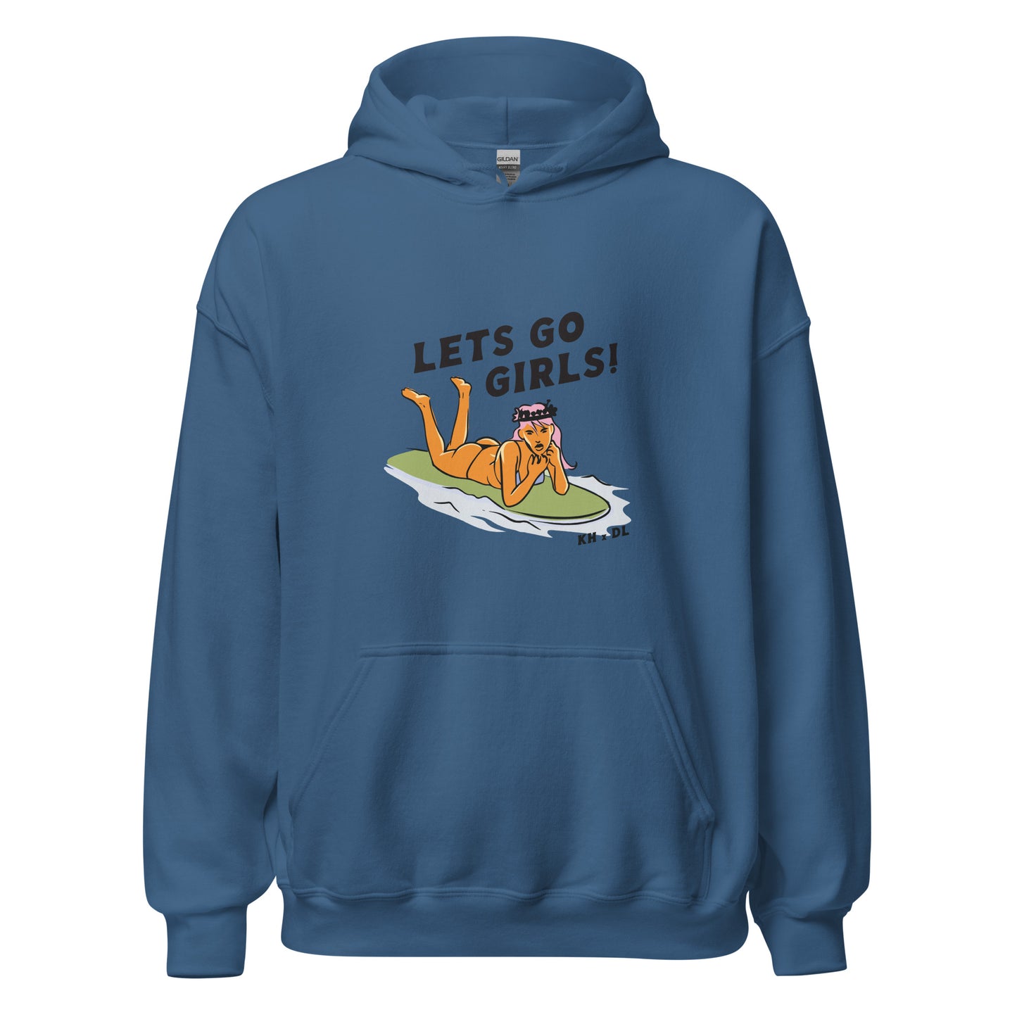 Let's Go Surfer Girl Hoodie