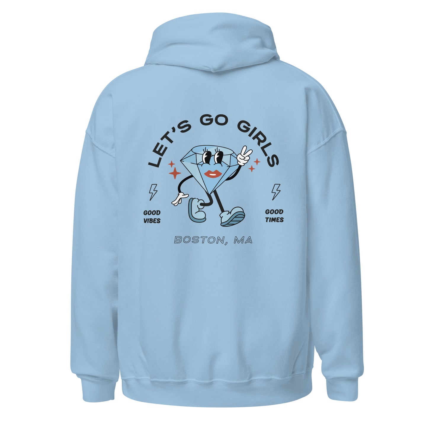 Let's Go Girls Ring Mascot Hoodie