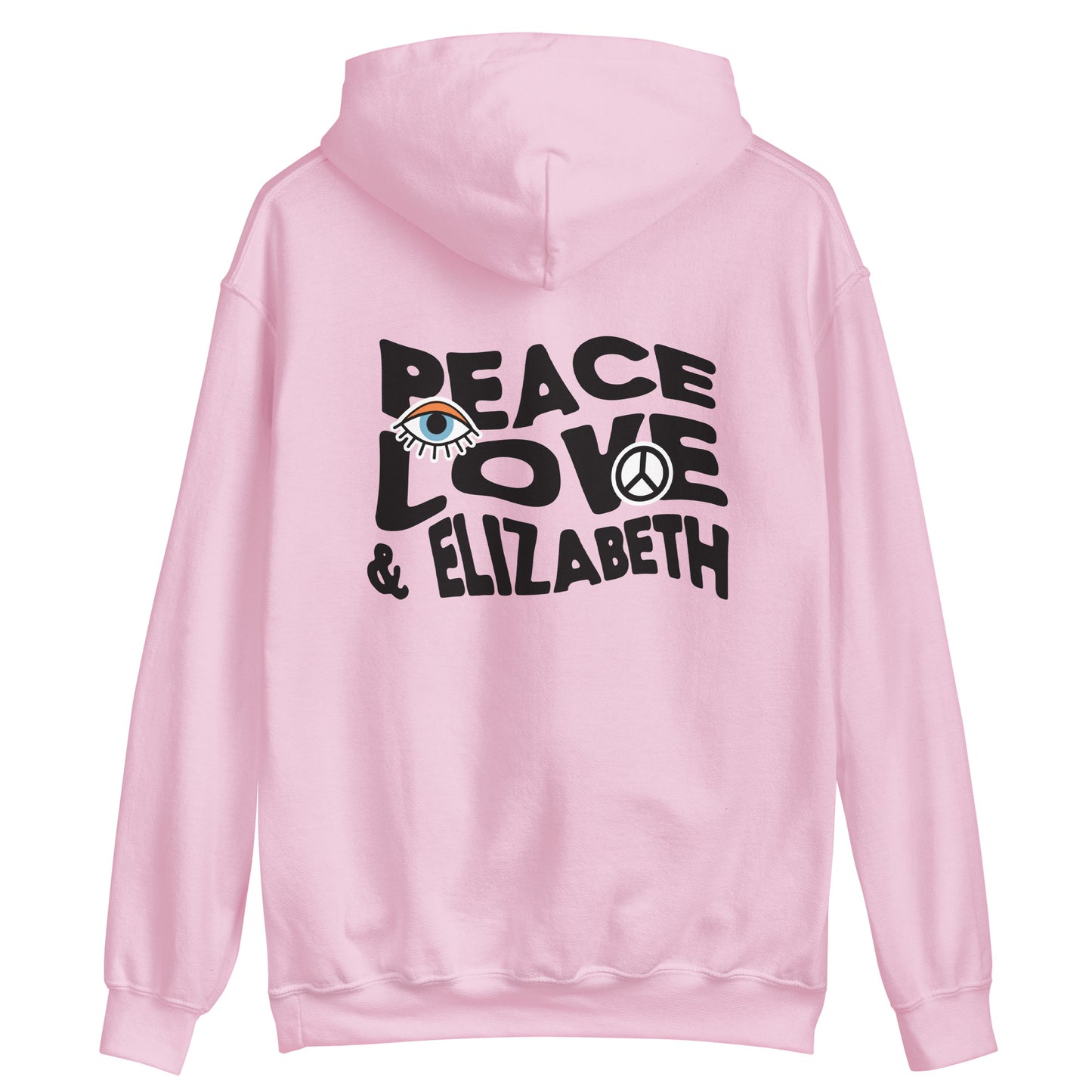 Peace & Love Wink Hoodie