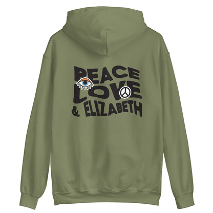 Peace & Love Wink Hoodie