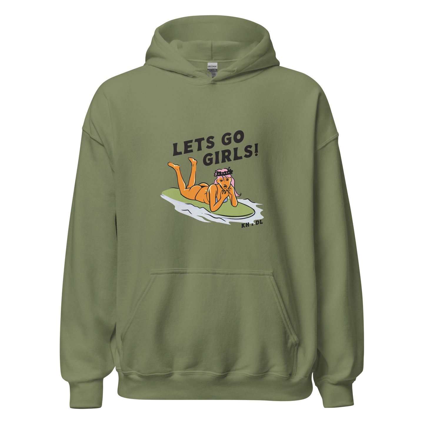 Let's Go Surfer Girl Hoodie