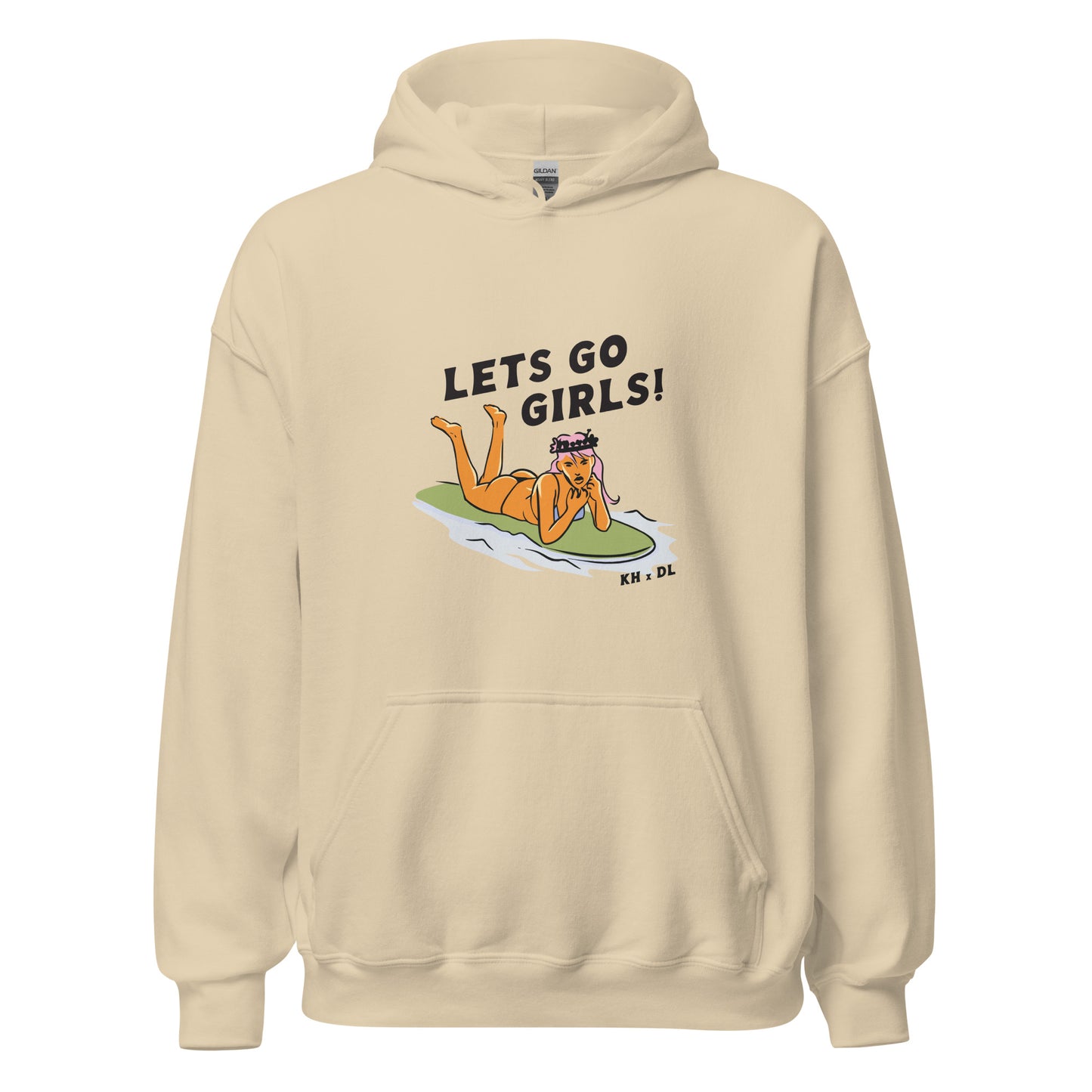 Let's Go Surfer Girl Hoodie