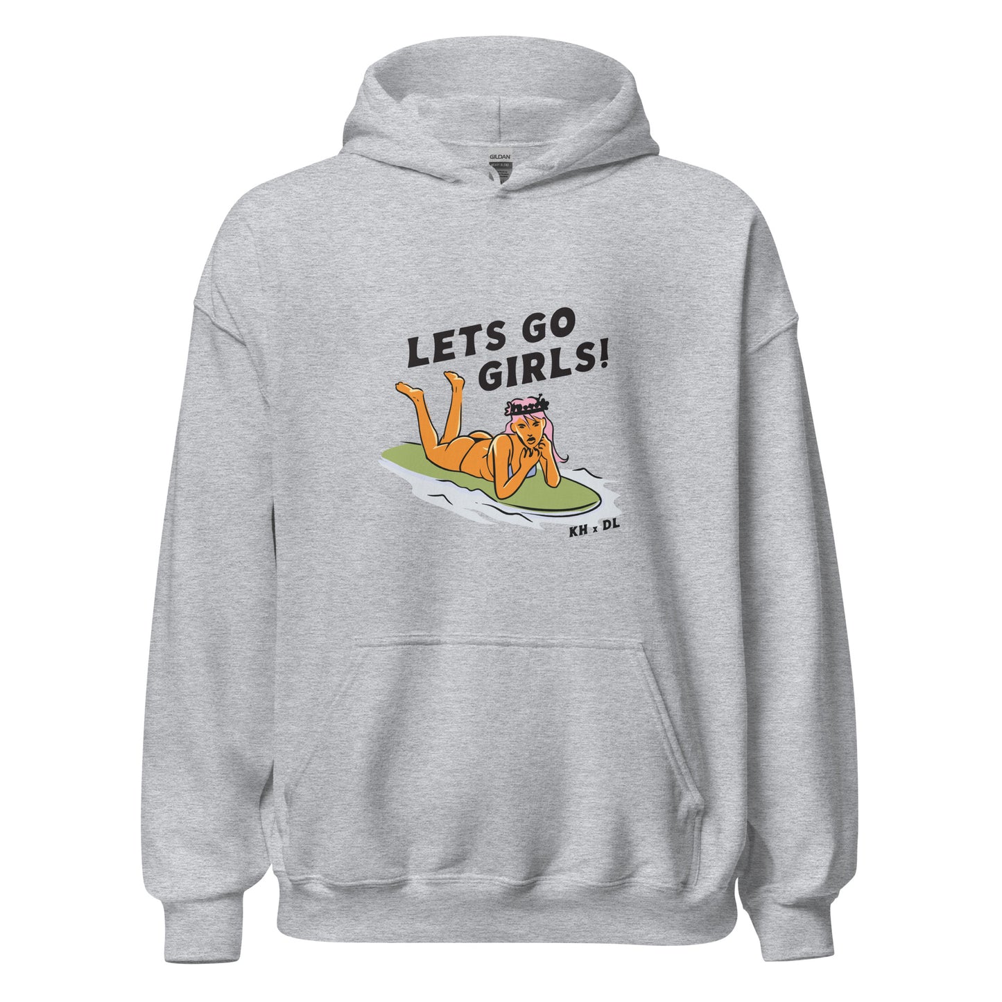 Let's Go Surfer Girl Hoodie